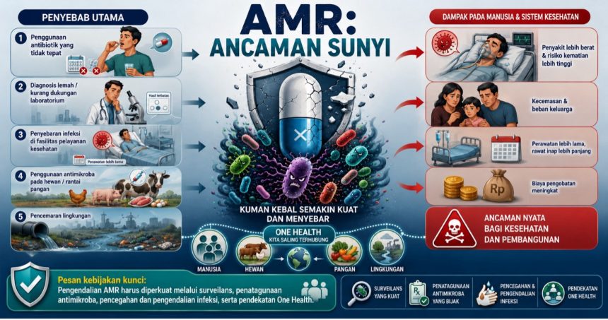 AMR: Ancaman Diam Saat Antibiotik Tak Lagi Manjur, Infeksi Umum Kembali Mematikan