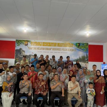 Biddokkes Polda Bengkulu Rintis Kampung Nelayan Binaan Berbasis Kesehatan