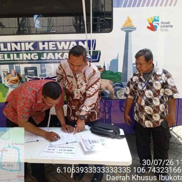 Kelurahan Kamal Muara Dukung Layanan Kesehatan Hewan Keliling untuk Warga