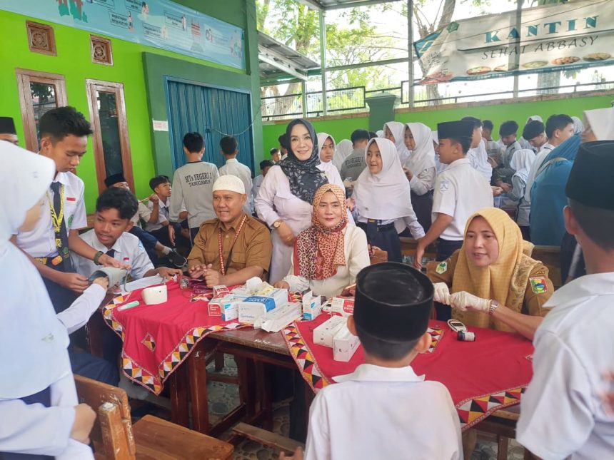 MTsN 1 Tanggamus Gelar Pemeriksaan Kesehatan Gratis, Bukti Kolaborasi Pendidikan dan Kesehatan