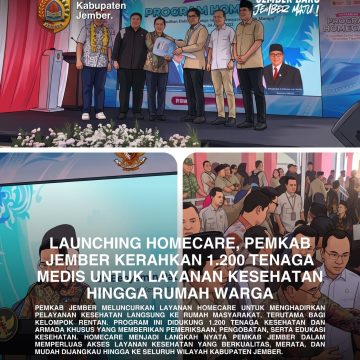 Pemkab Jember Luncurkan Program Homecare, 1.200 Tenaga Medis Siap Layani Warga di Rumah