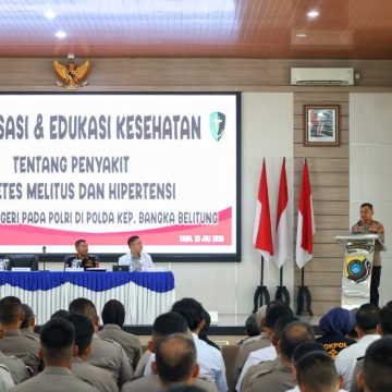 Wakapolda Babel Ajak Personel Polri Terapkan Pola Hidup Sehat dan Jaga Kebugaran Fisik