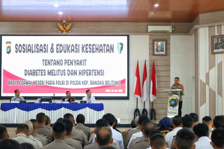 Wakapolda Babel Ajak Personel Polri Terapkan Pola Hidup Sehat dan Jaga Kebugaran Fisik