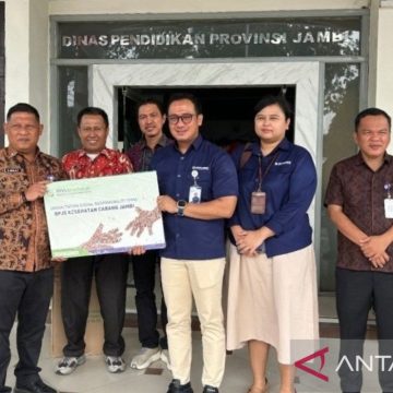 BPJS Kesehatan Jambi Salurkan 40 Ribu Masker untuk Cegah Penyebaran Covid-19