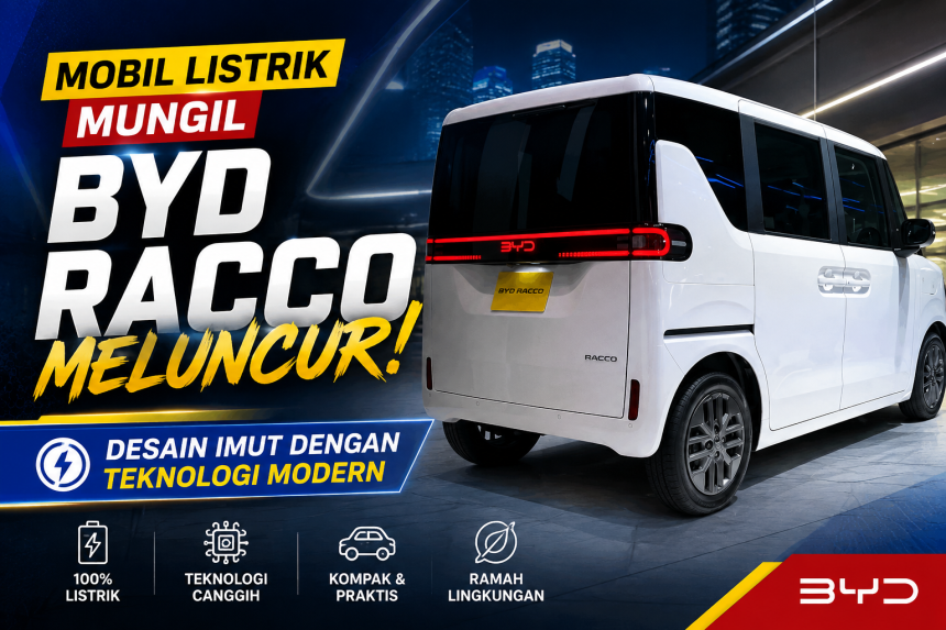 BYD Racco: Mobil Listrik Mungil dengan Desain Imut dan Teknologi Canggih Siap Meluncur