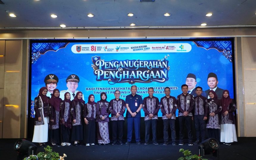 Dinkes Kalsel Beri Penghargaan kepada Tenaga Kesehatan Teladan Tahun 2026
