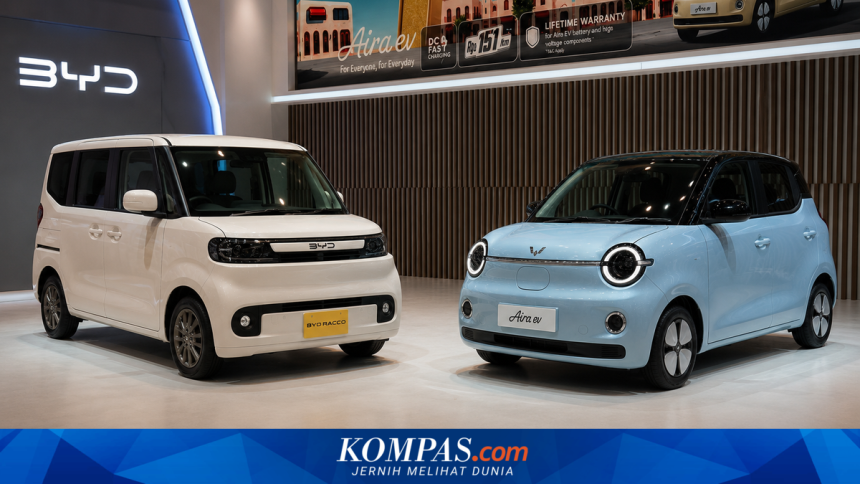 Duel EV Mungil: BYD Racco vs Aira, Mana yang Lebih Menarik?