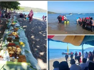 Dulang Kuliner Sepanjang 135 Meter Curi Perhatian di Mandi Safar Kawa, Bupati SBB: Warisan Budaya Ini Wajib Jadi Daya Tarik Wisata