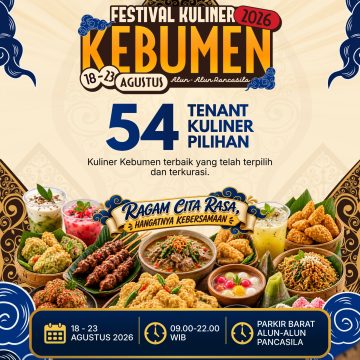 Festival Kuliner Kebumen 2026: Perayaan Rasa dan Kehangatan Kebersamaan di Alun-Alun Pancasila