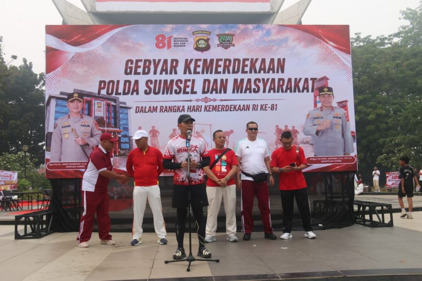Gebyar Kemerdekaan di Sumsel: Senam, Lomba, dan Cek Kesehatan Gratis Meriahkan Peringatan HUT RI