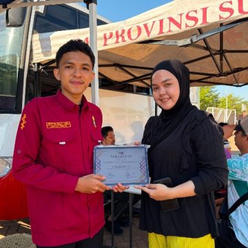 IMM FK Unismuh dan PMI Sulsel Sediakan Layanan Kesehatan Gratis di CFD Syekh Yusuf