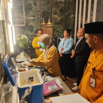 Inspeksi Kesehatan Lingkungan oleh Dinkes Kobar di Hotel Mercure Pangkalan Bun