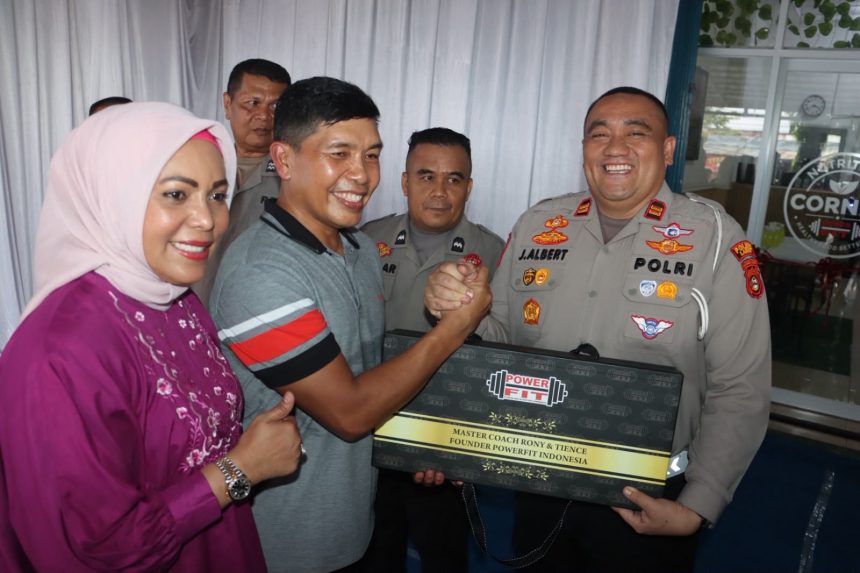 Kapolres Lahat Dukung Polri Presisi Lewat Grand Opening Nutrition Center PowerFit untuk Kebugaran Personel