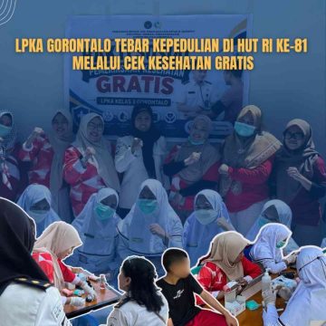 LPKA Gorontalo Wujudkan Kepedulian Sosial di HUT RI dengan Layanan Cek Kesehatan Gratis