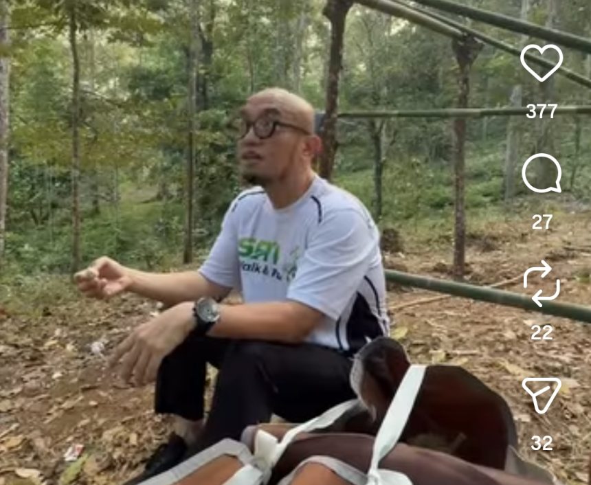 Momen Santai Wamenhaj Dahnil di Banten: Olahraga di Tahura dan Cicip Kuliner Lokal