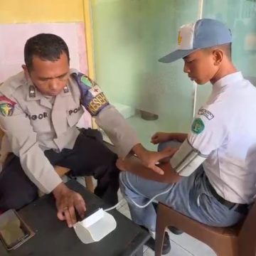Pastikan Fisik Prima, Sidokkes Polres Lingga Periksa Kesehatan Calon Paskibraka