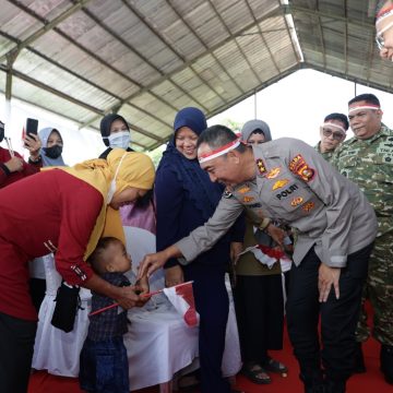 Peresmian Jembatan Merah Putih, Kapolda Sumsel Gelar Bakti Sosial dan Layanan Kesehatan Gratis di Banyuasin