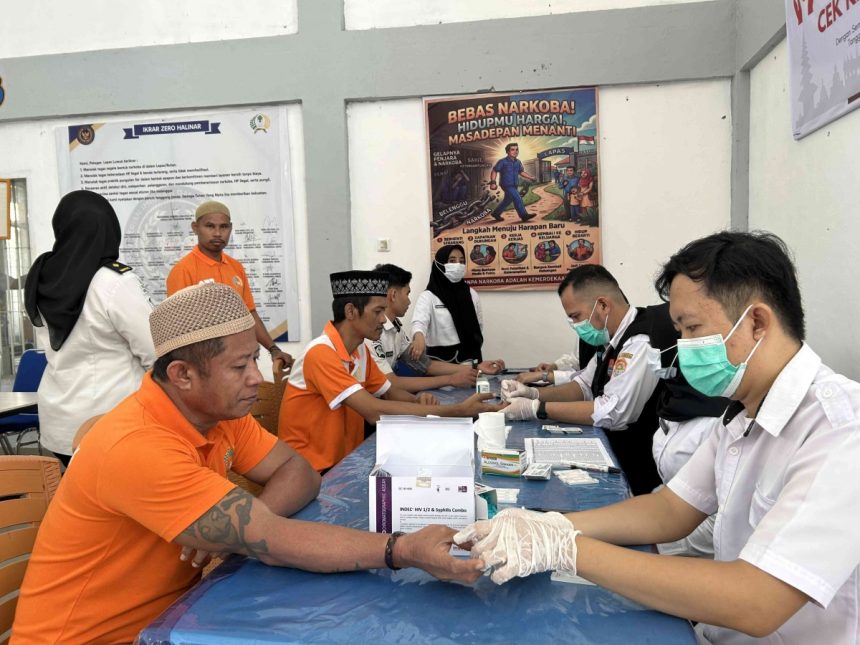 Peringati HUT Ke-81 RI, Lapas Luwuk Gelar Layanan Kesehatan Cuma-Cuma