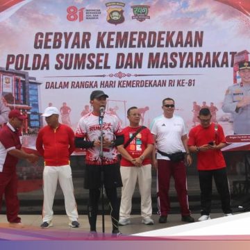 Peringati HUT RI, Polda Sumsel Gelar Layanan Kesehatan dan Samsat Keliling