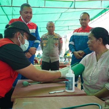 Pertamina Dirikan Posko Kesehatan Gratis Bagi Pengungsi di Reo