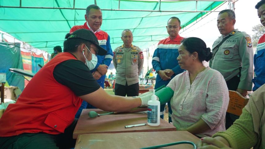Pertamina Dirikan Posko Kesehatan Gratis Bagi Pengungsi di Reo