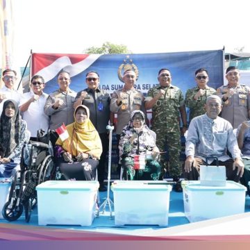 Polda Sumsel Adakan Bakti Sosial dan Pelayanan Medis untuk Masyarakat Banyuasin