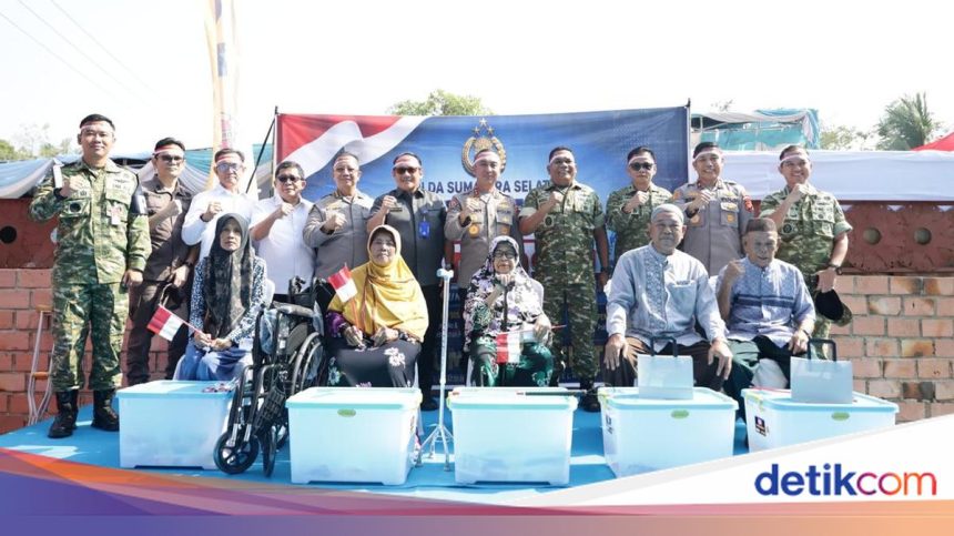 Polda Sumsel Adakan Bakti Sosial dan Pelayanan Medis untuk Masyarakat Banyuasin