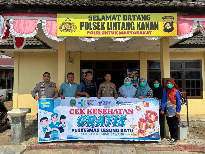 Polsek Lintang Kanan dan Puskesmas Lesung Batu Gelar Cek Kesehatan Gratis untuk Personel Polsek Lintang Kanan dan Puskesmas Lesung Batu Gelar Cek Kesehatan Gratis untuk Personel