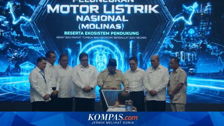 Prabowo Luncurkan Motor Listrik Nasional: Bisa Cicil Tanpa Uang Muka