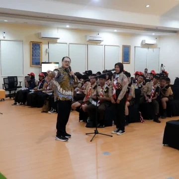 Pramuka Saka Bakti Husada Terima Pembekalan Gaya Hidup Sehat