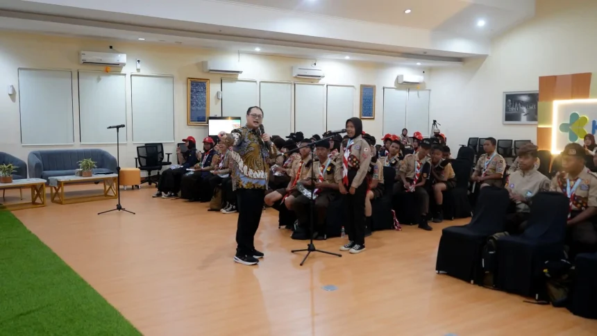 Pramuka Saka Bakti Husada Terima Pembekalan Gaya Hidup Sehat