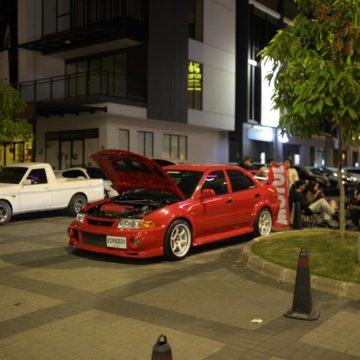 Puluhan Mobil dari Berbagai Jenis Ramaikan Car Meet Up di Tangerang