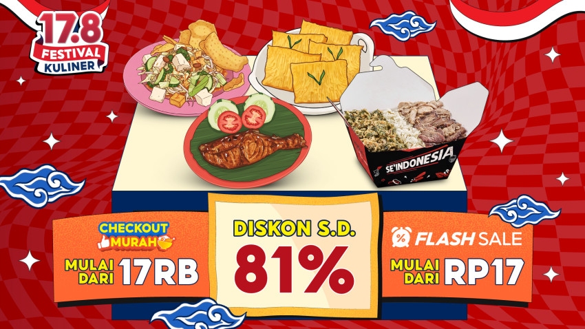 Rayakan HUT ke-81 RI, ShopeeFood Hadirkan Festival Kuliner 17.8 dan Dukung UMKM Lokal Rayakan HUT ke-81 RI, ShopeeFood Hadirkan Festival Kuliner 17.8 dan Dukung UMKM Lokal