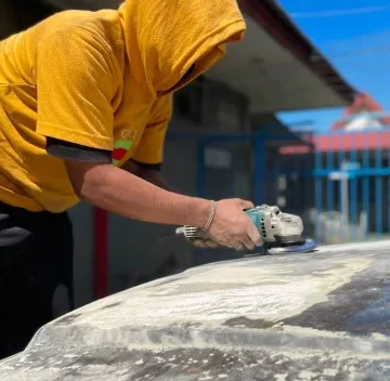 Rutan Mamuju Tingkatkan Keterampilan Warga Binaan Lewat Pelatihan Otomotif dan Ducco