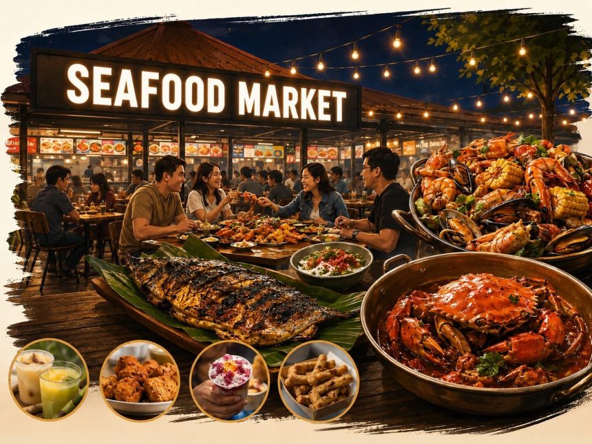 Seafood Market Gading Serpong: Surga Kuliner Seafood dengan Suasana Food Court yang Semarak