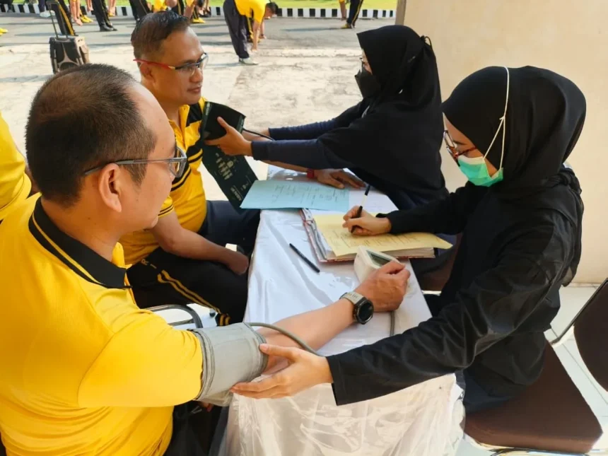 Sidokkes Polres Mesuji Gelar Layanan Kesehatan untuk Personel, ASN, dan Keluarga Besar Polri