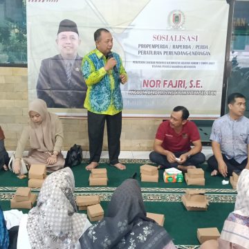 Sosialisasi Perda Pajak, Retribusi Daerah, dan Penyelenggaraan Kesehatan Digencarkan di Balangan oleh Nor Fajri