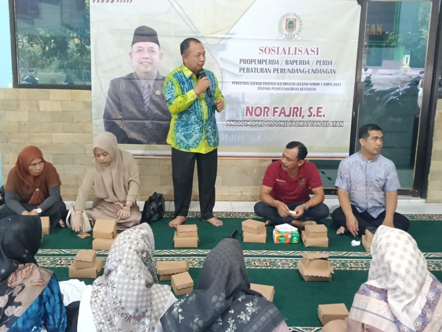 Sosialisasi Perda Pajak, Retribusi Daerah, dan Penyelenggaraan Kesehatan Digencarkan di Balangan oleh Nor Fajri