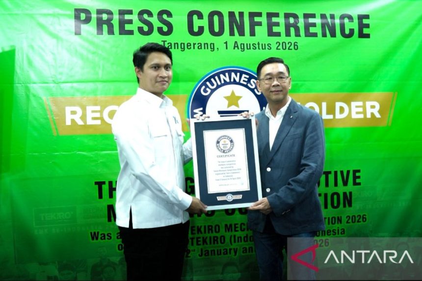 Tekiro Raih Rekor Dunia Guinness: Pengakuan Global untuk Perkakas Otomotif Indonesia Tekiro Raih Rekor Dunia Guinness: Pengakuan Global untuk Perkakas Otomotif Indonesia
