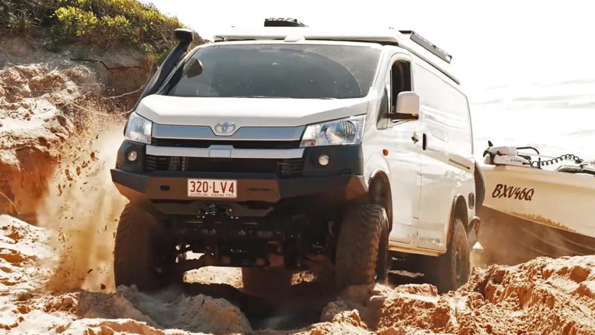 Toyota HiAce Disulap Jadi Camper 4×4, Ground Clearance Lebih Tinggi dari Land Cruiser