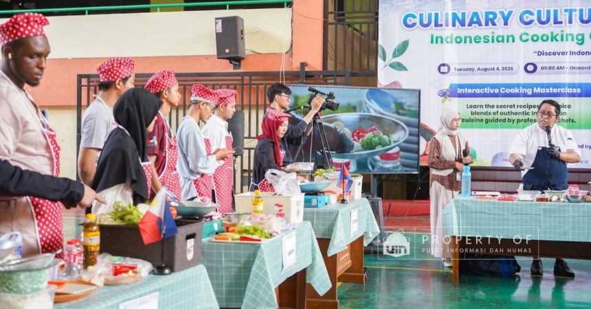 UIN Jakarta Kenalkan Kekayaan Kuliner Nusantara pada Mahasiswa Asing Lewat Cooking Class dan Fun Competition