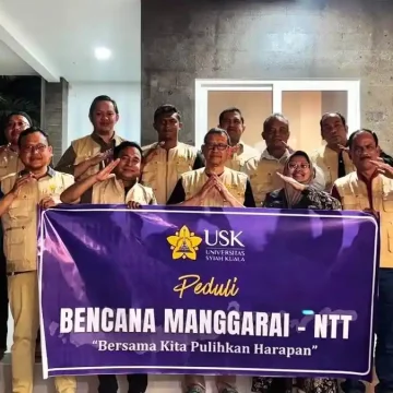 USK Kirim Relawan Kesehatan ke NTT untuk Bantu Korban Gempa