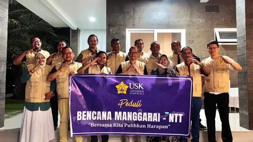 USK Kirim Relawan Kesehatan ke NTT untuk Bantu Korban Gempa