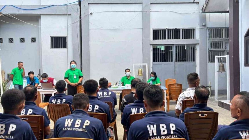 Warga Binaan Lapas Wonreli Nikmati Pemeriksaan Kesehatan Gratis