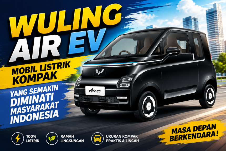 Wuling Air EV Kian Populer: Mobil Listrik Mungil yang Mencuri Hati Konsumen Indonesia
