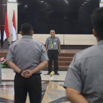 Kanwil Kemenkum Kalteng Imbau Pegawai Jaga Kesehatan dan Integritas di Tengah Kabut Asap
