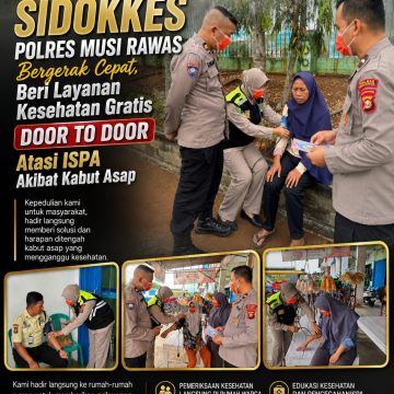 Layanan Kesehatan Door to Door Polres Musi Rawas: Solusi Cepat Atasi ISPA Akibat Kabut Asap