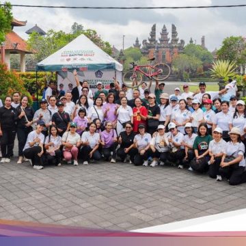 PKK Badung Gelar Jalan Sehat dan Pemeriksaan Kesehatan Rutin Setiap Minggu