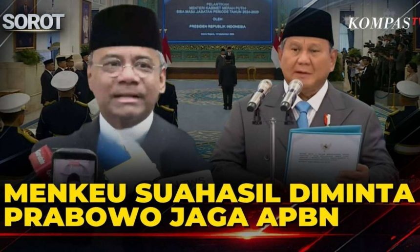 Suahasil Nazara Dilantik sebagai Menteri Keuangan, Prabowo Berpesan Jaga Kesehatan APBN
